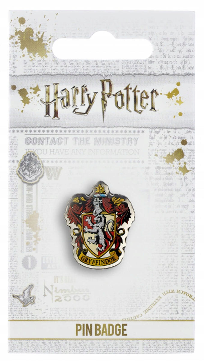 Harry Potter Gryffindor Crest Pin Badge – The Enchanted Galaxy