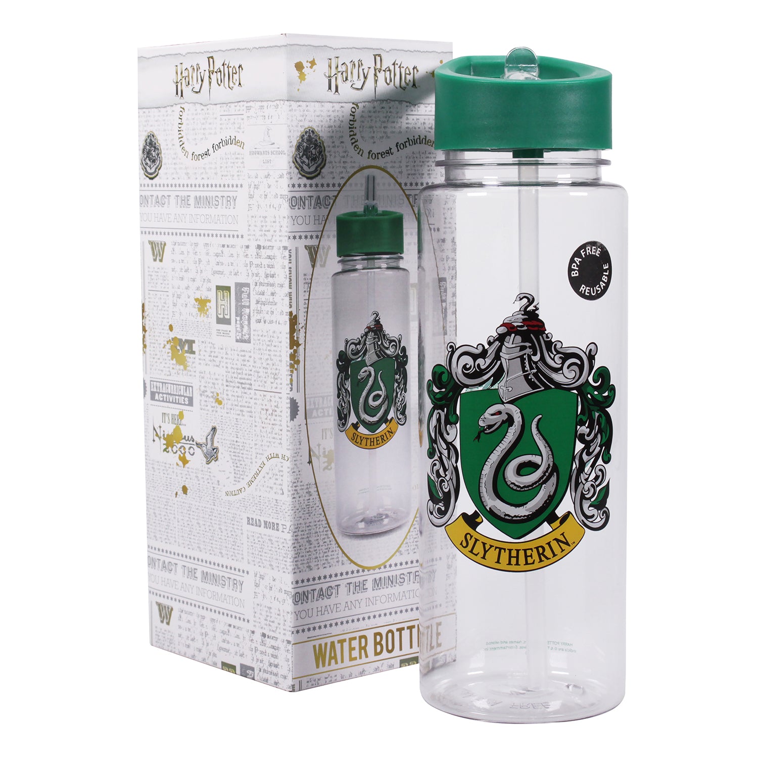 Harry Potter Slytherin Water Bottle – The Enchanted Galaxy
